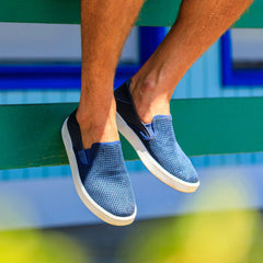 Lae‘ahi Men's Slip-On Sneakers - Blue Depth | Men OluKai for sale