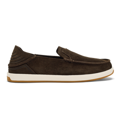 Kākaha Nia Men‘s Suede Slip-On Shoes - Dark Wood | Men OluKai sale