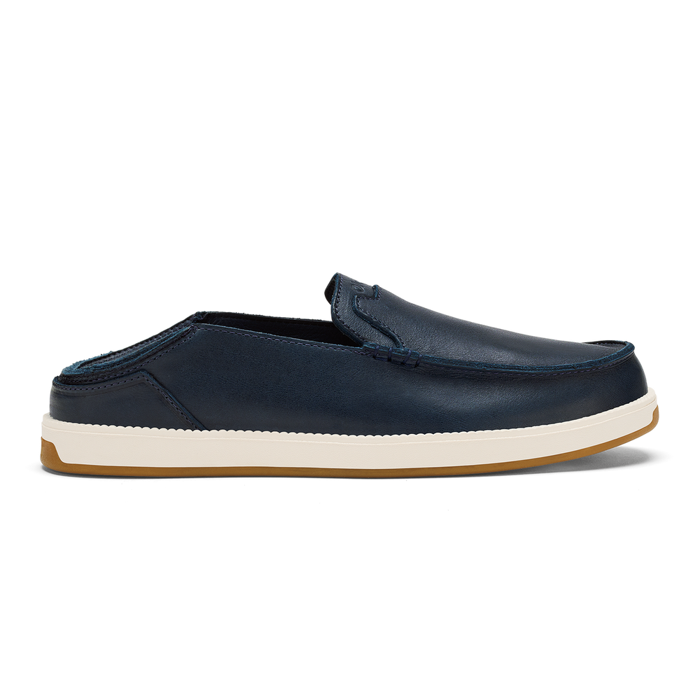 Kākaha Nia Men‘s Suede Slip-On Shoes - Mood Indigo | Men OluKai outlet