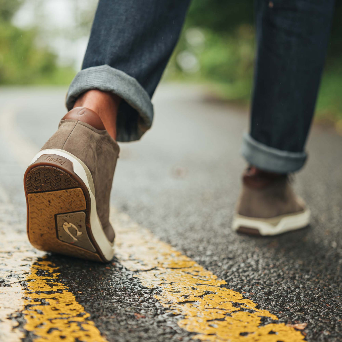 Papakū 'Ili Men’s Waterproof Leather Boots- Mustang | Men OluKai on sale