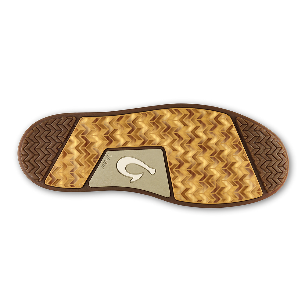 Papakū 'Ili Men’s Waterproof Leather Boots- Mustang | Men OluKai on sale