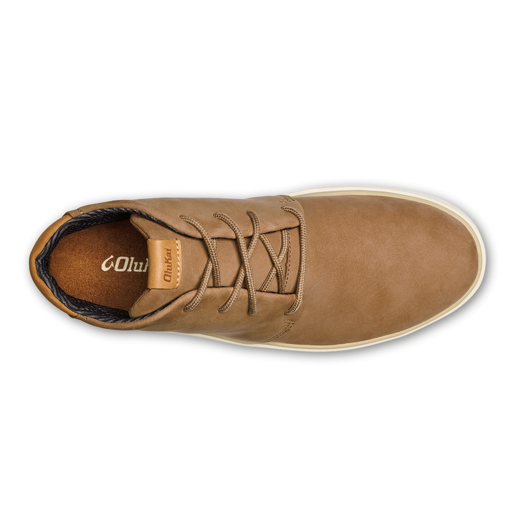 Papakū 'Ili Men’s Waterproof Leather Boots- Tan | Men OluKai cheap
