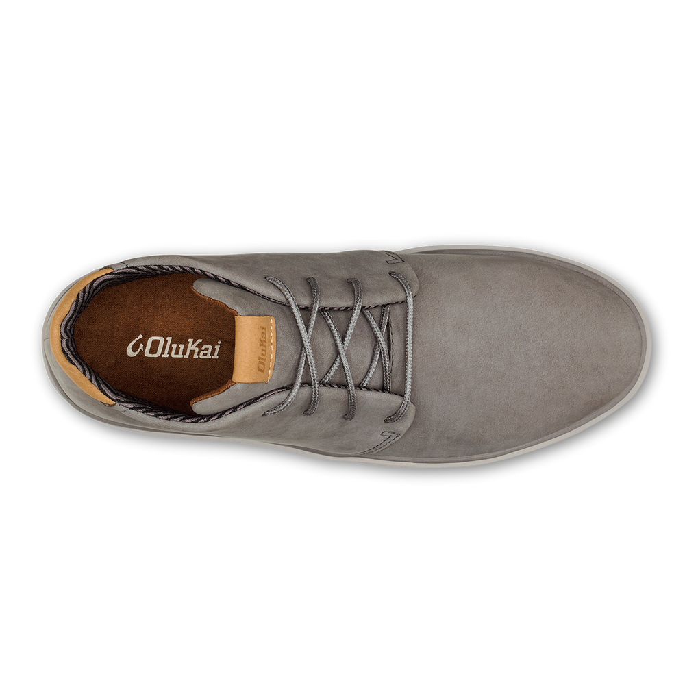 Papakū 'Ili Men’s Waterproof Leather Boots- Graphite | Men OluKai discount