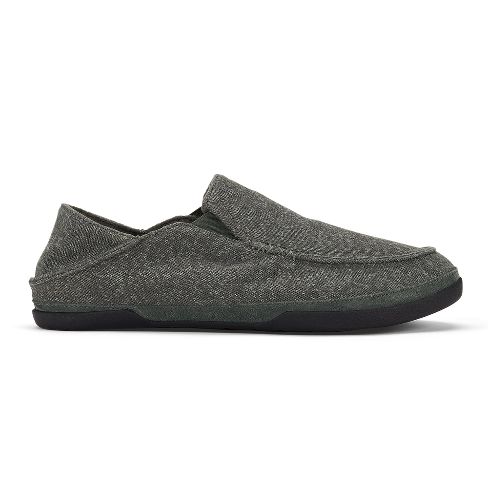 Moloā Hulu Men's Lightweight Slippers - Lava Rock | Men OluKai on sale