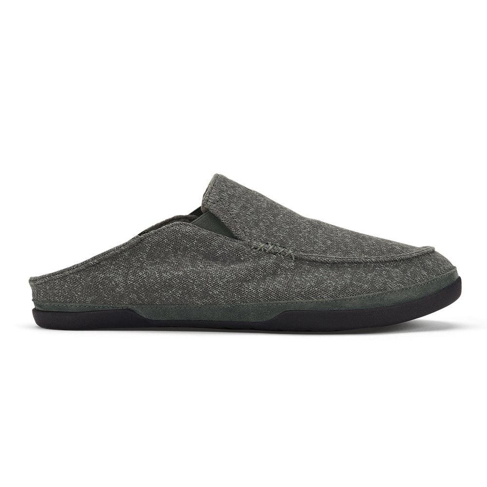 Moloā Hulu Men's Lightweight Slippers - Lava Rock | Men OluKai on sale