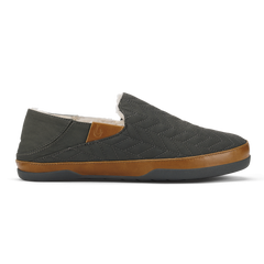Hanohano Men’s Waxed Canvas Slippers - Dark Shadow | Men OluKai sale
