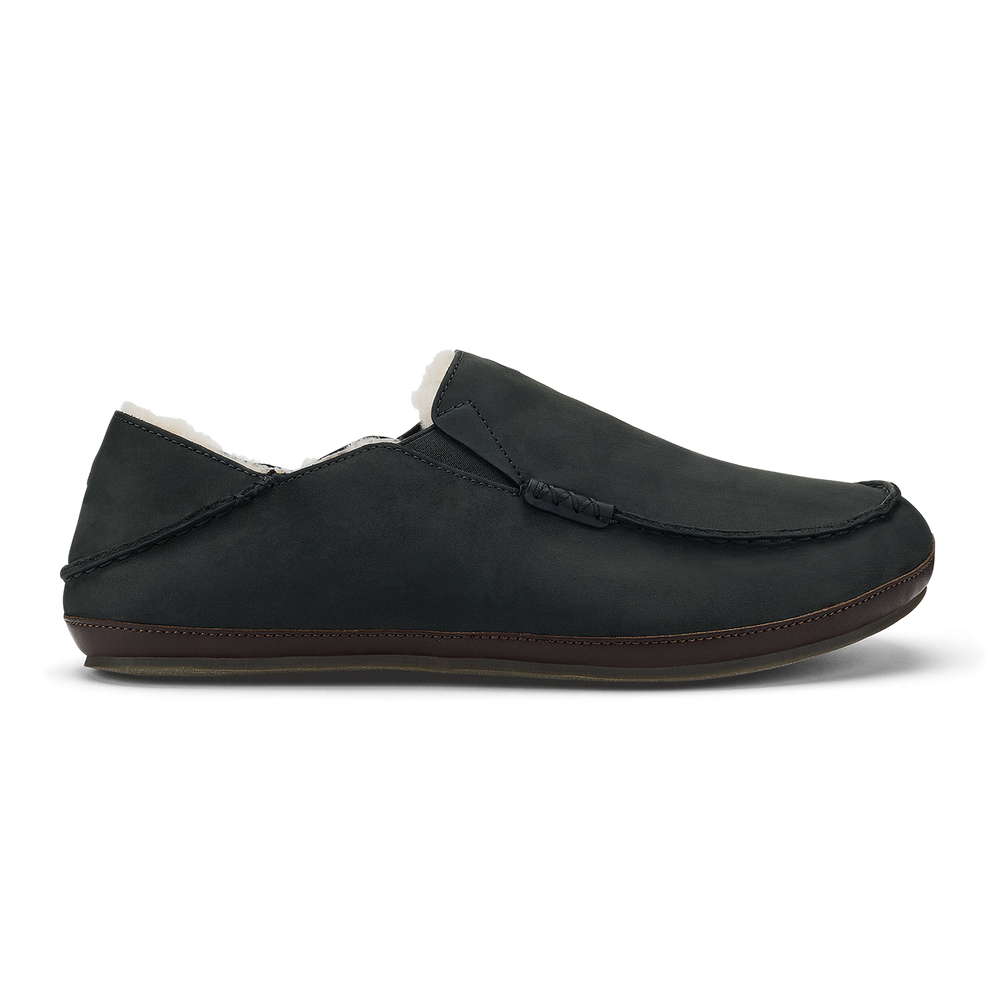 Moloā Slipper - Black / Dk Java | Men OluKai outlet