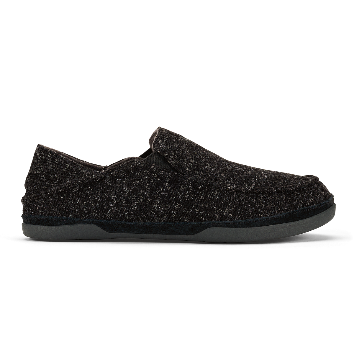 Moloā Hulu Men’s Wool Slippers - Black | Men OluKai discount