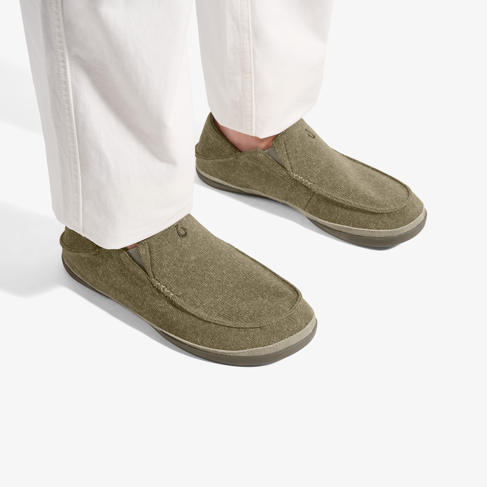 Moloā Hulu Men‘s Slippers - Clay | Men OluKai on sale