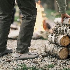 Moloā Men's Leather Slippers - Kona Coffee | Men OluKai online