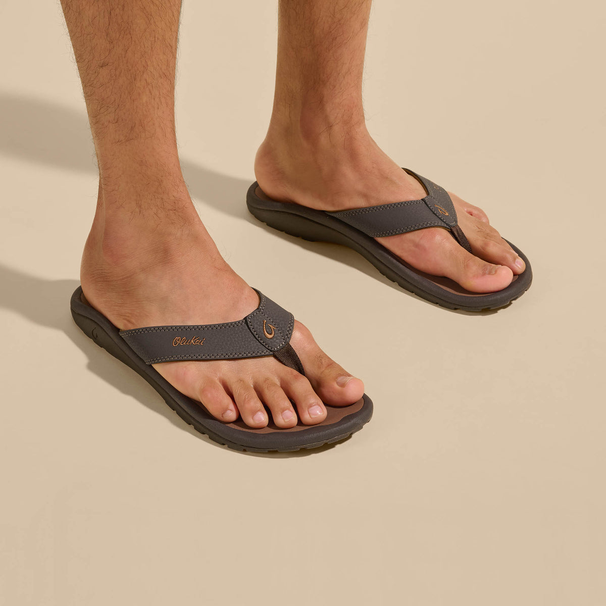 ‘Ohana Men's Beach Sandals - Dark Java / Ray | Men OluKai discount