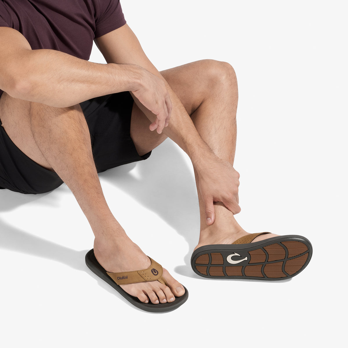Pili - Tan / Dark Java | Men OluKai cheap