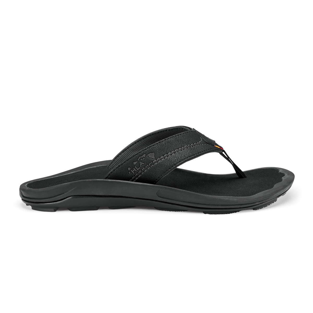 Kīpī Men’s Comfortable Beach Sandals - Black | Men OluKai outlet