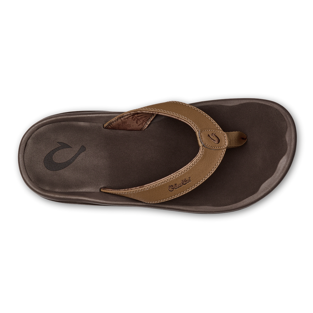 ‘Ohana Men's Best Selling Beach Sandals - Tan / Dark Java | Men OluKai near me