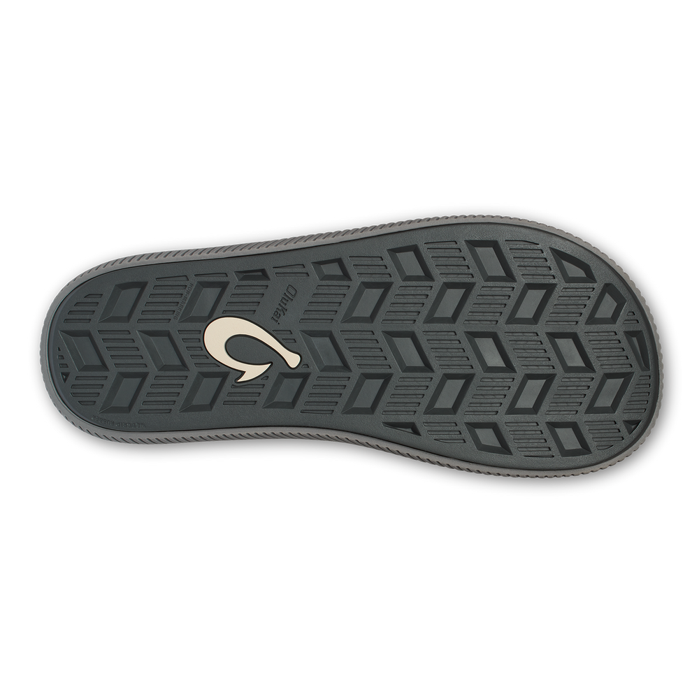 Ulele Men's Beach Sandals - Blue Depth / Charcoal | Men OluKai discount