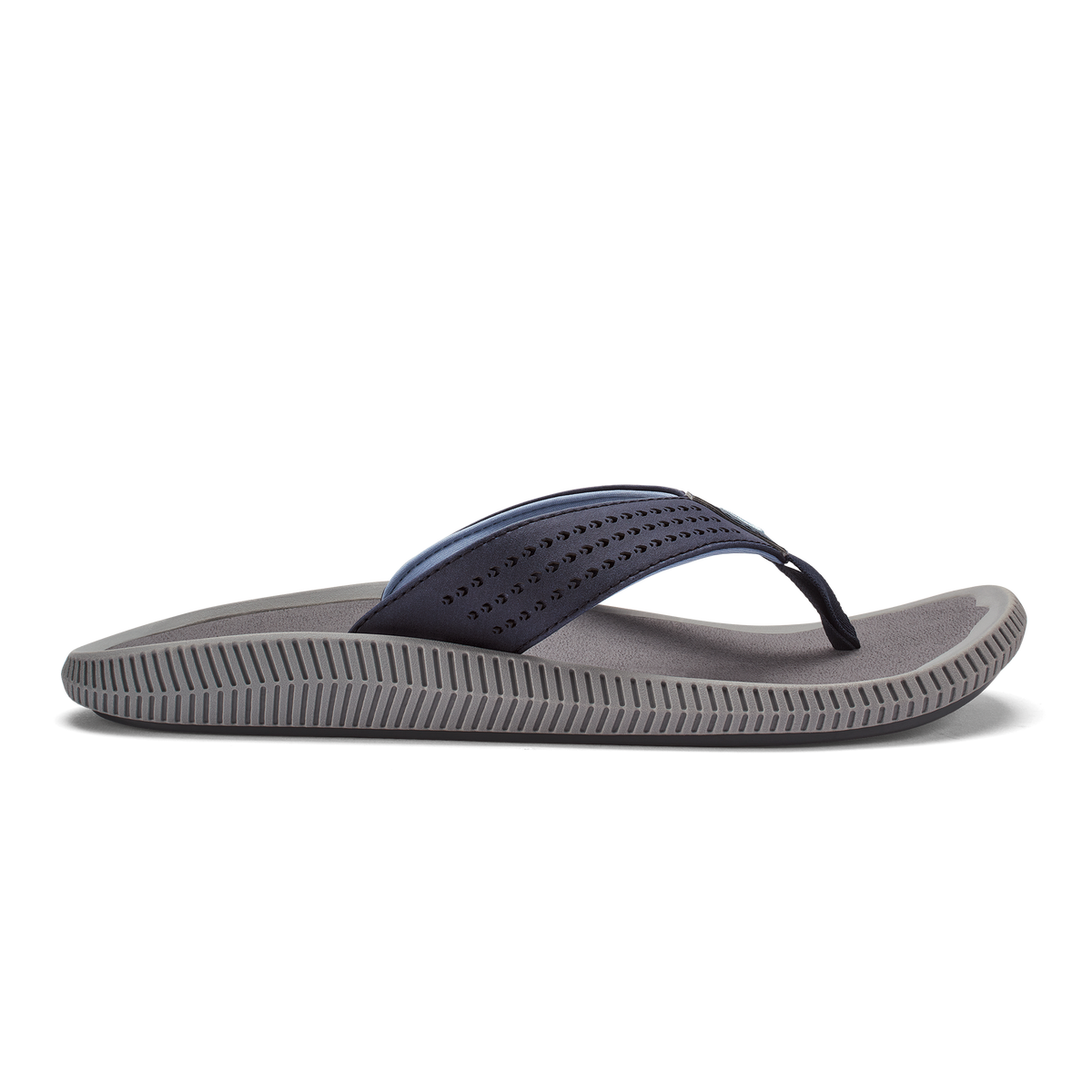 Ulele Men's Beach Sandals - Blue Depth / Charcoal | Men OluKai discount