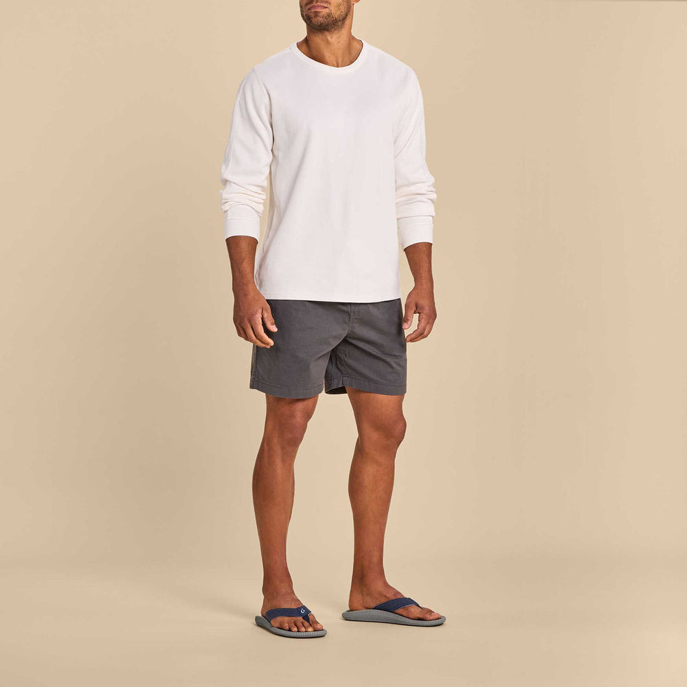 Ulele Men's Beach Sandals - Blue Depth / Charcoal | Men OluKai discount