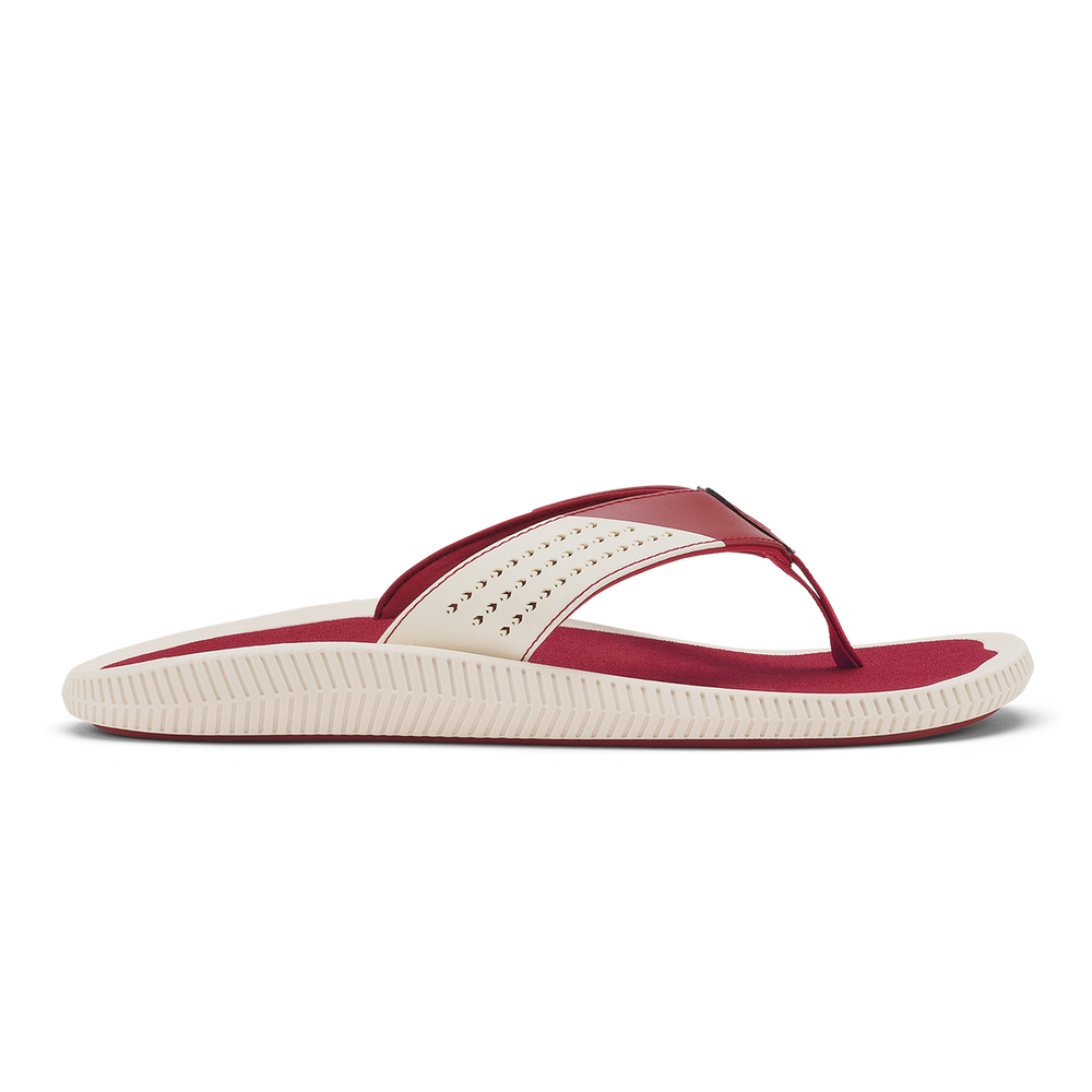 Ulele - Off White / Deep Red | Men OluKai cheap
