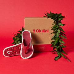 Ulele - Off White / Deep Red | Men OluKai cheap