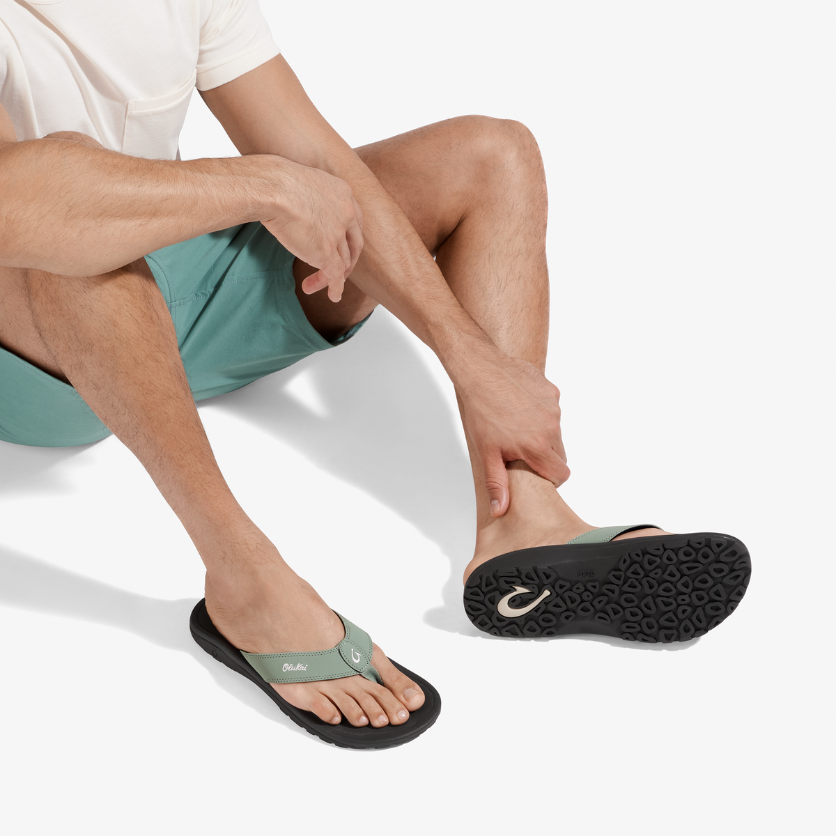 Ohana - Seagreen / Black | Men OluKai for sale