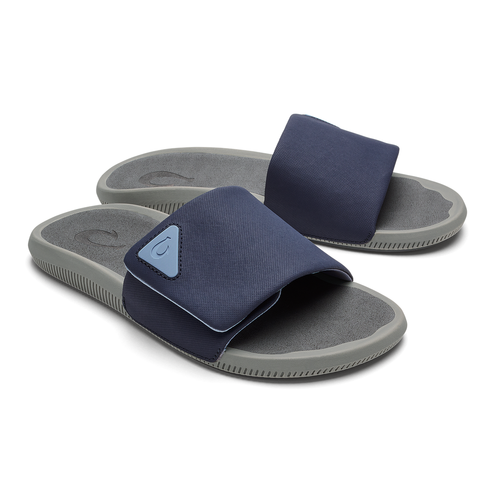 Ulele Slide - Blue Depth / Charcoal | Men OluKai cheap