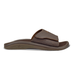 Nalu Slide Men's Beach Slide Sandals - Dark Java | Men OluKai sale