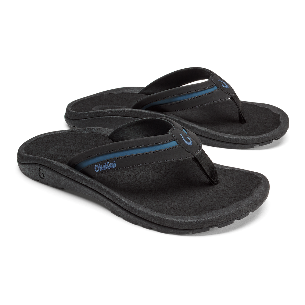 ʻOhana Pālua - Black / Slate Blue | Men OluKai sale