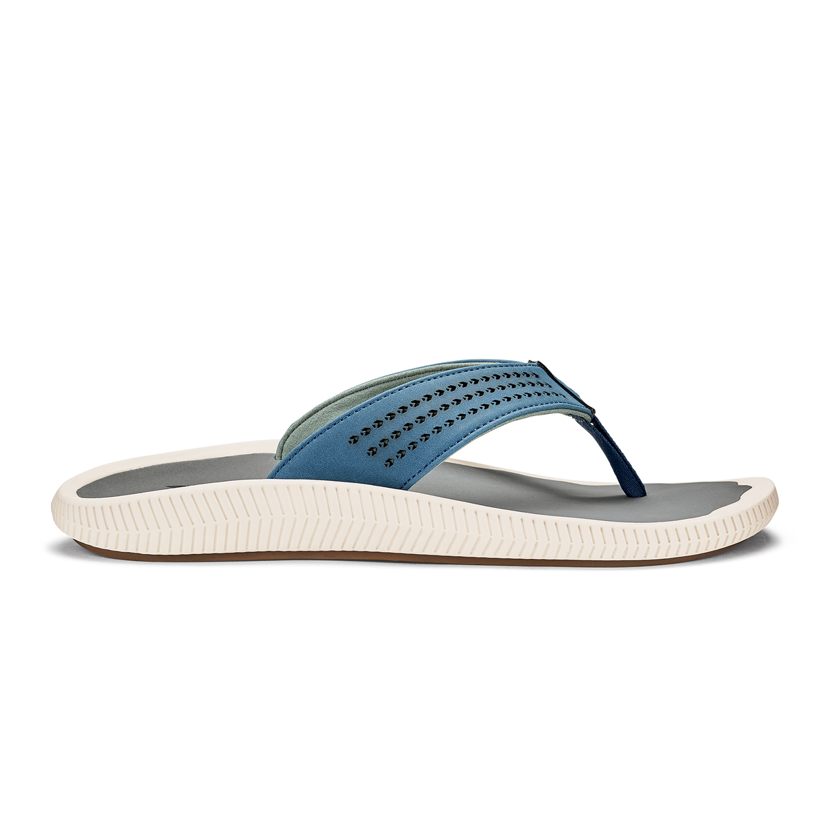 Ulele Men's Beach Sandals - Slate Blue / Charcoal | Men OluKai near me
