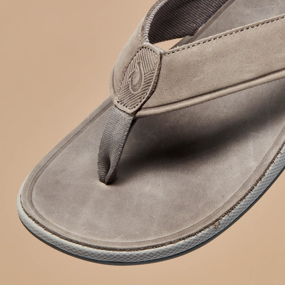 Tuahine Men's Waterproof Leather Beach Sandals - Lagoon | Men OluKai cheap