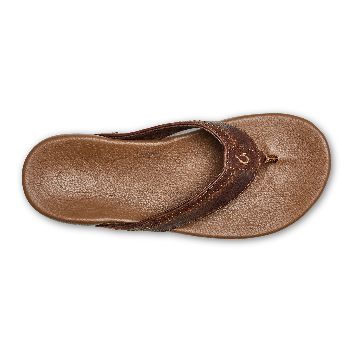 Hiapo -Dark Java / Toffee Men’s Leather Beach Sandals | Men OluKai for sale
