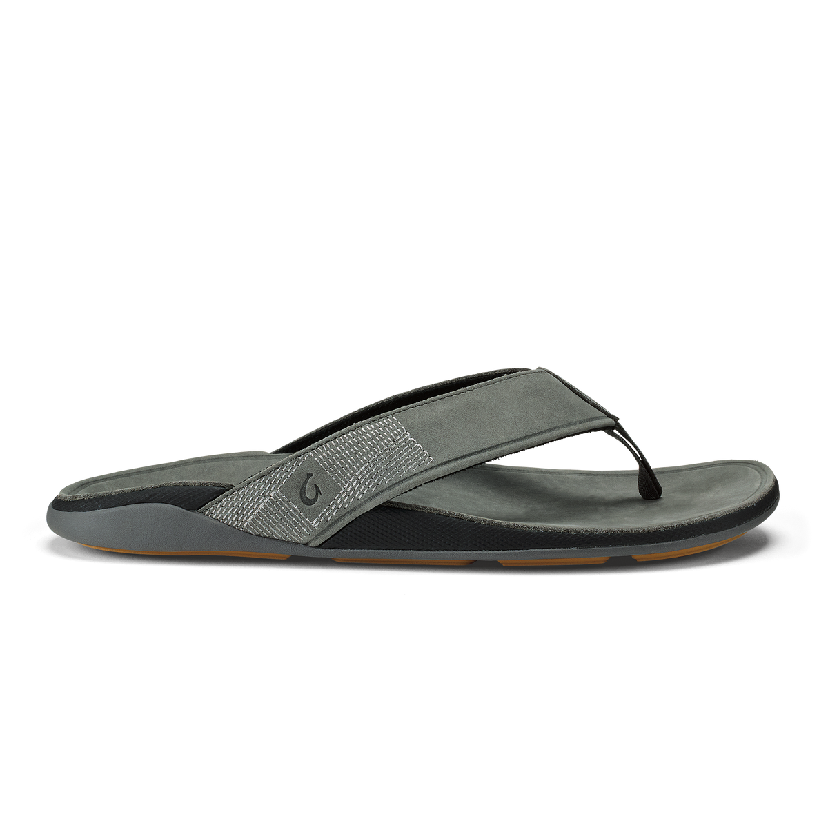 Tuahine Men's Waterproof Leather Beach Sandals - Rock | Men OluKai near me