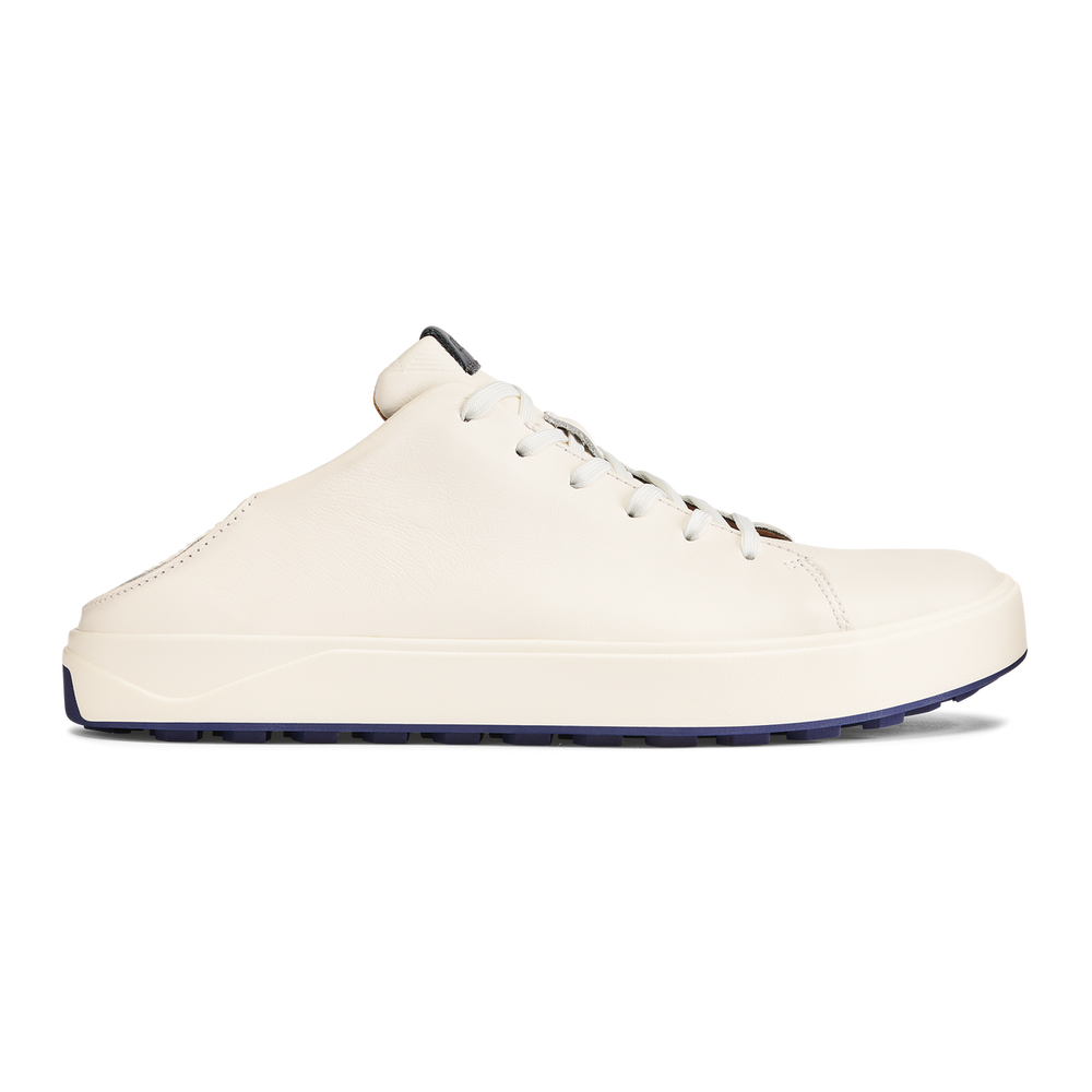 Wai‘alae Men’s Waterproof Leather Golf Shoes - White | Men OluKai sale
