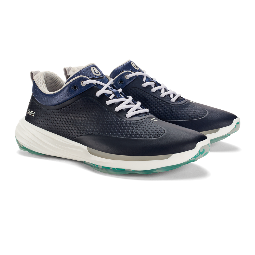 Mākena Men’s Waterproof Golf Shoes - Mood Indigo | Men OluKai online