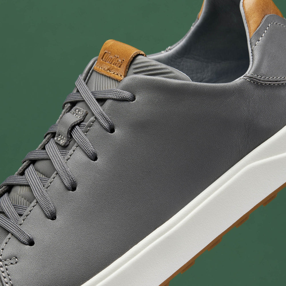 Wai‘alae Men’s Waterproof Leather Golf Shoes - Stone | Men OluKai discount
