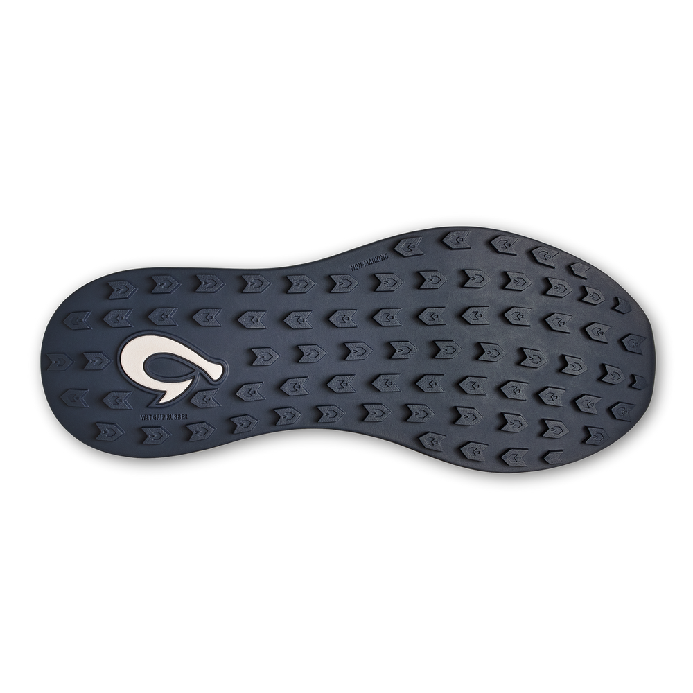 Manele Men’s Breathable Golf Shoes - Bright White / Mood Indigo | Men OluKai on sale