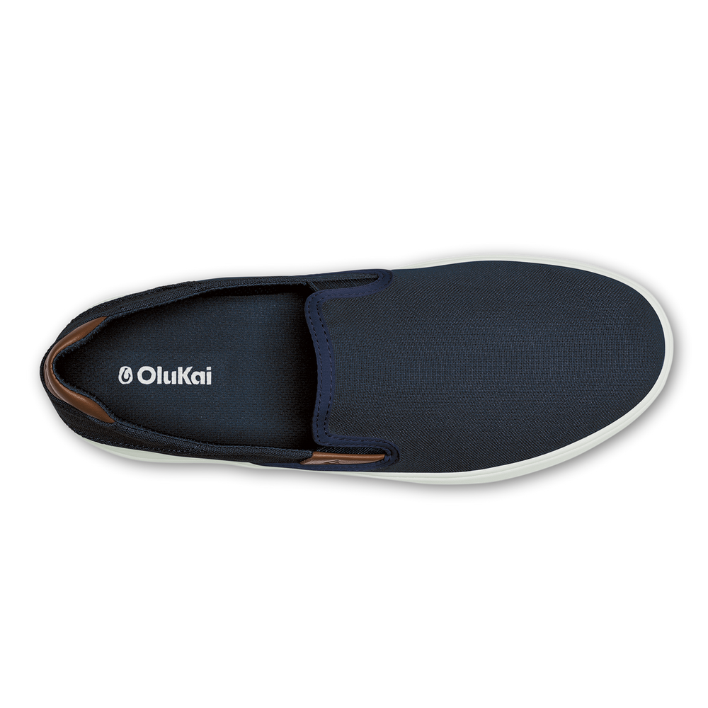 Wai‘alae Slip On Men’s Golf Shoes - Trench Blue | Men OluKai outlet