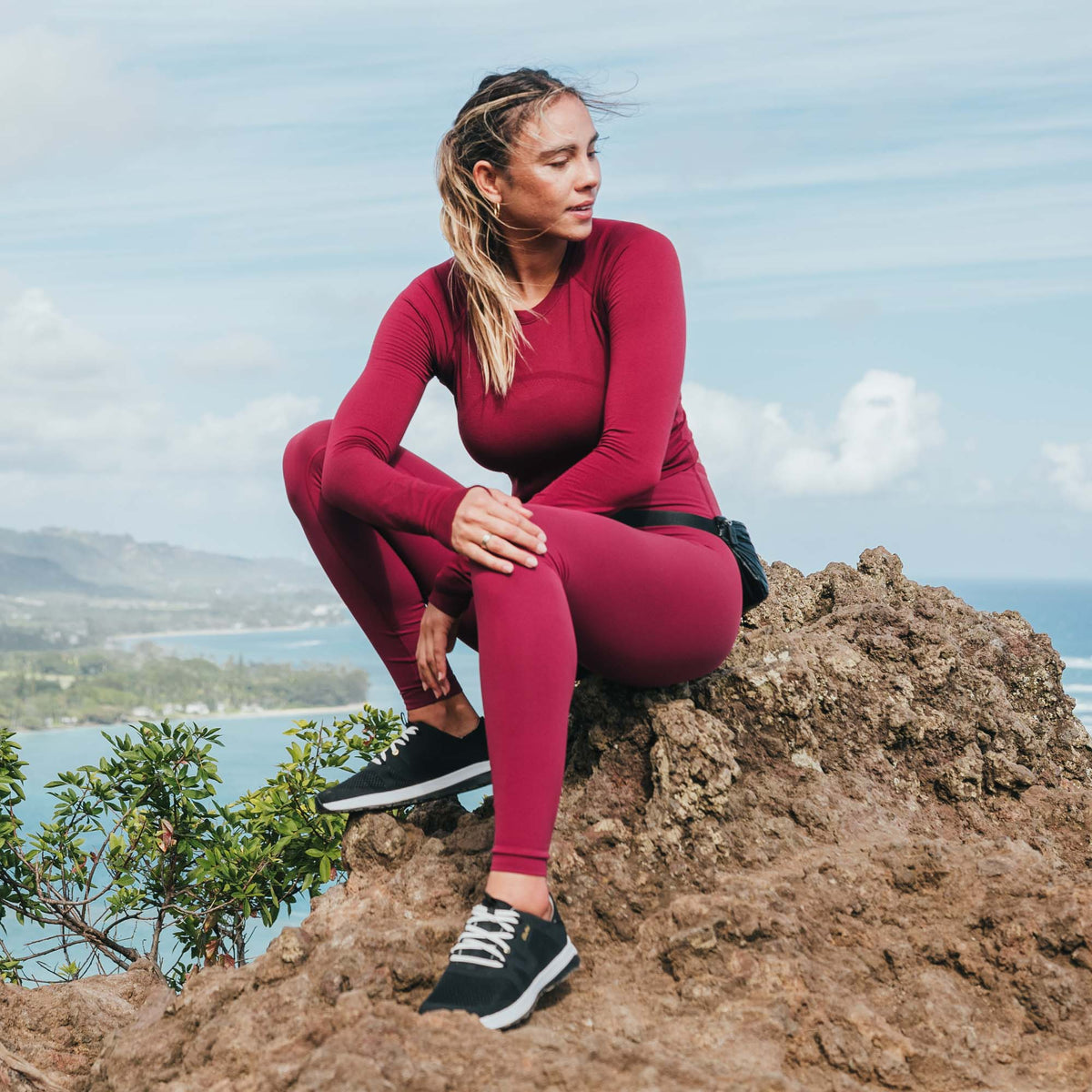 Huia Women’s Athleisure Shoes - Black | Women OluKai on sale