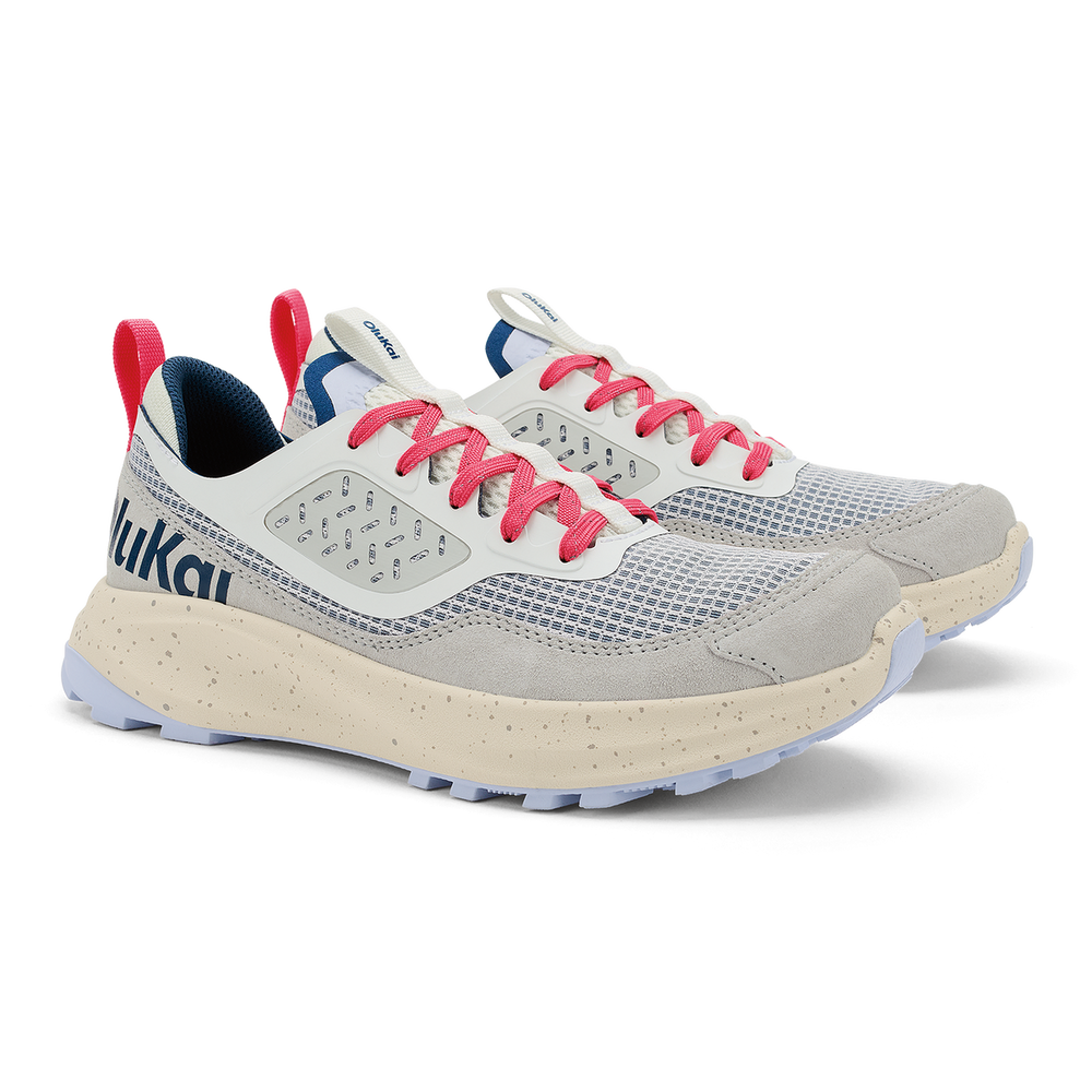 Makiki - Bright White / Coastal Blue | Women OluKai cheap