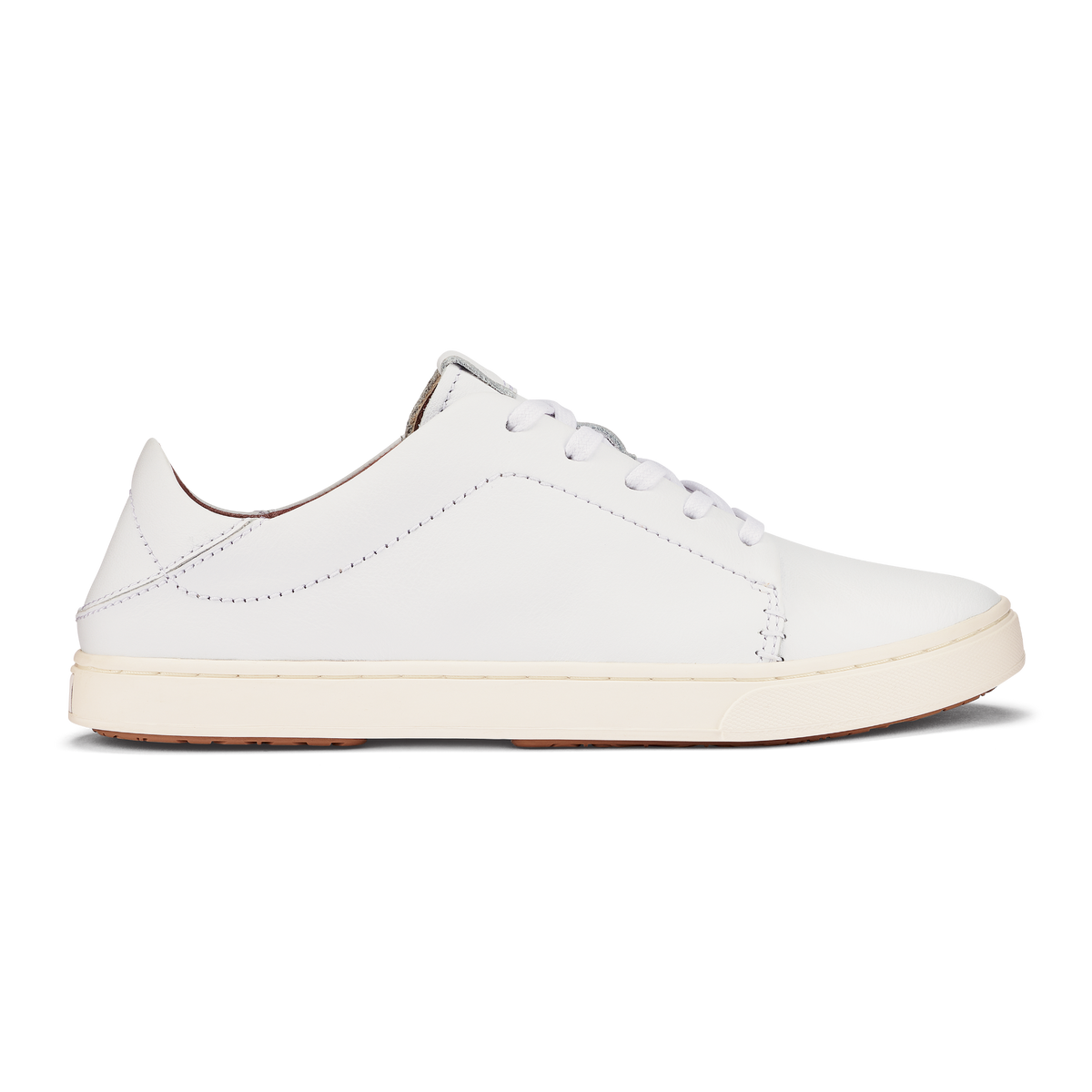 Pehuea Lī ‘Ili Women's Leather Sneakers - White | Women OluKai sale