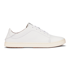 Pehuea Lī ‘Ili Women's Leather Sneakers - White | Women OluKai sale