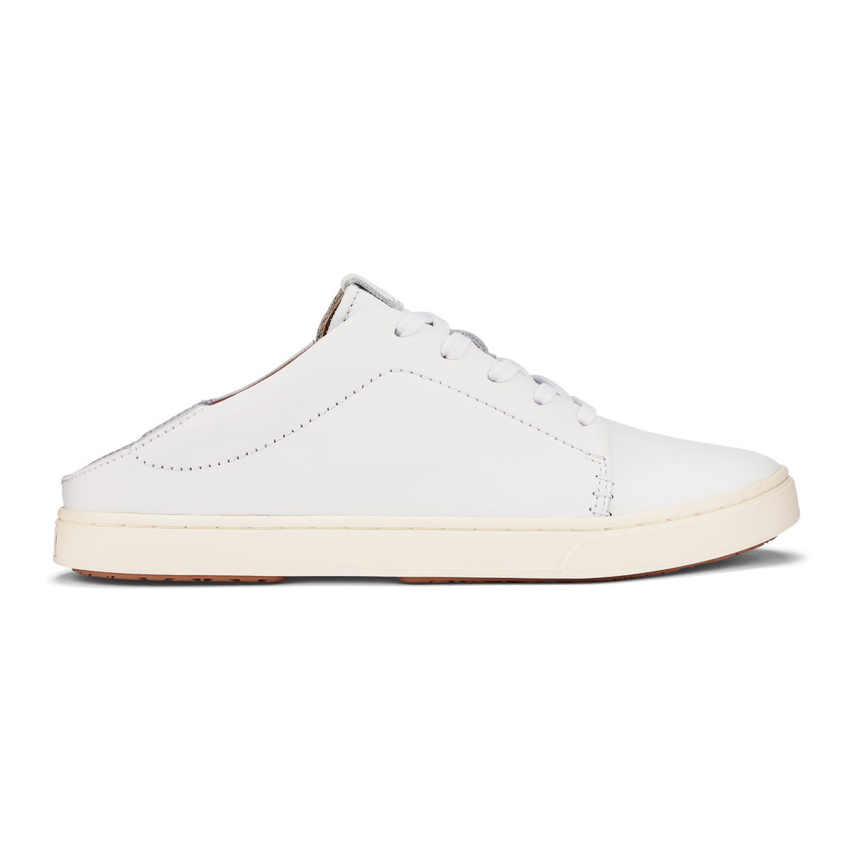 Pehuea Lī ‘Ili Women's Leather Sneakers - White | Women OluKai sale