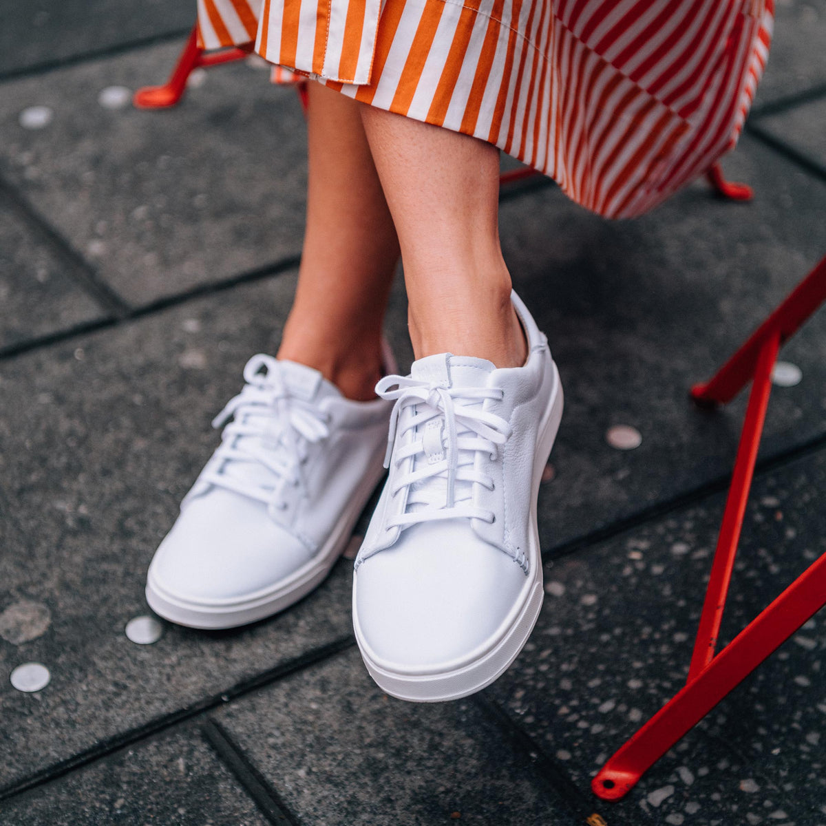 Pehuea Lī ‘Ili Women's Leather Sneakers - White | Women OluKai sale