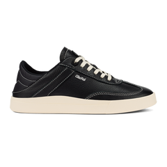 Hā‘upu Women’s Leather Sneakers - Onyx | Women OluKai for sale