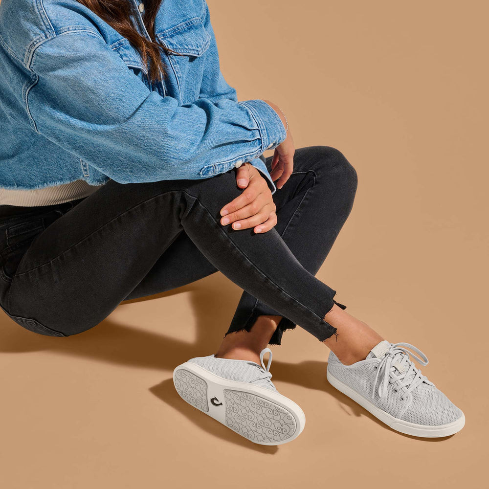 OluKai Pehuea Lī Women's Sneakers - Mist Grey | Women OluKai discount