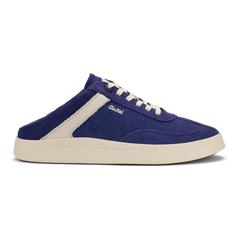 Hā‘upu Women’s Leather Sneakers - Navy / Off White | Women OluKai on sale