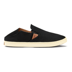 Pehuea Women's Breathable Slip-On Sneakers - Black | Women OluKai for sale