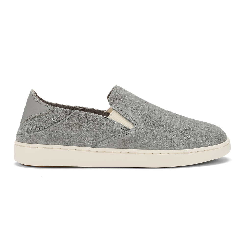 Pehuea Luxe Women’s Suede Shoes - Ash | Women OluKai on sale