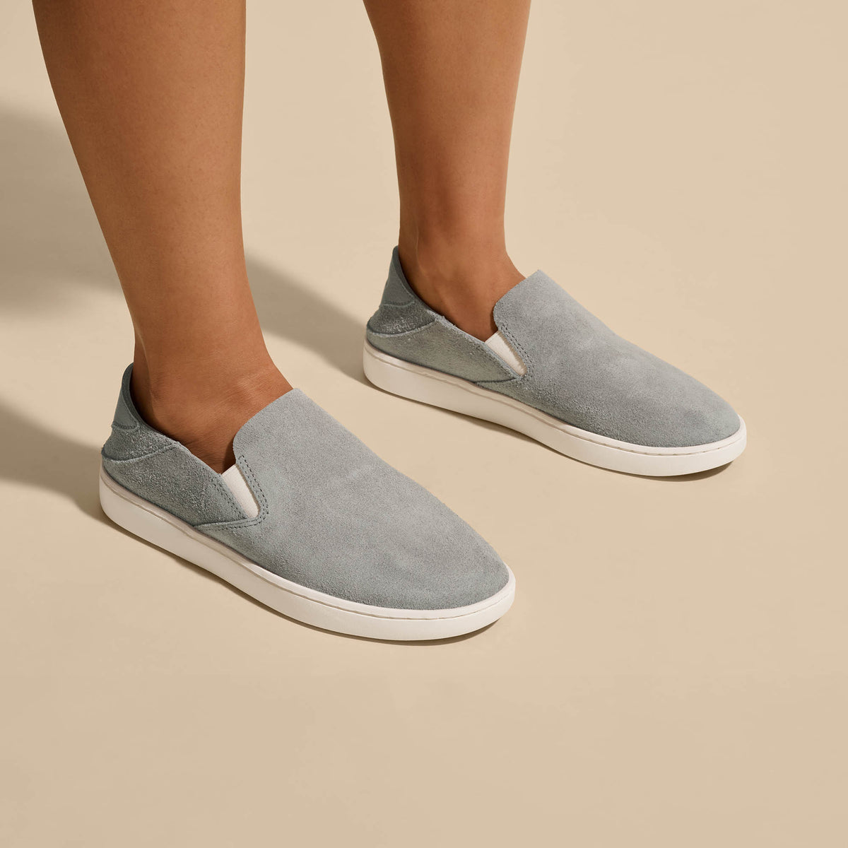 Pehuea Luxe Women’s Suede Shoes - Ash | Women OluKai on sale