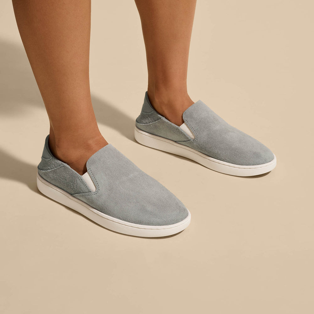 Pehuea Luxe Women’s Suede Shoes - Ash | Women OluKai on sale