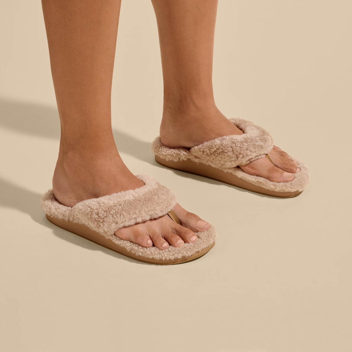 Kīpe'a Heu Women‘s Flip Flop Slippers - Tan | Women OluKai discount